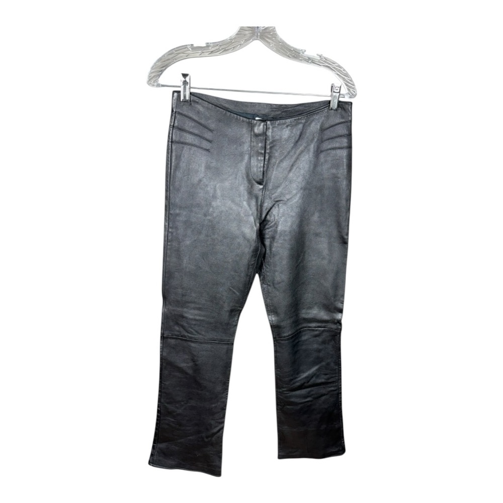 Cache Black‎ Leather Pants